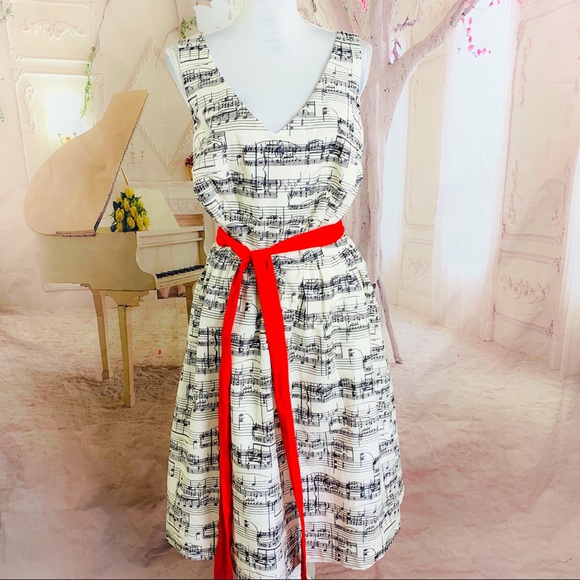 SOLD NEW ModCloth Key Of Chic Flare Dress - Picture 2 of 8